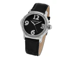 Stuhrling Original Women's 592.02 Vogue Analog Display Quartz Black Watch