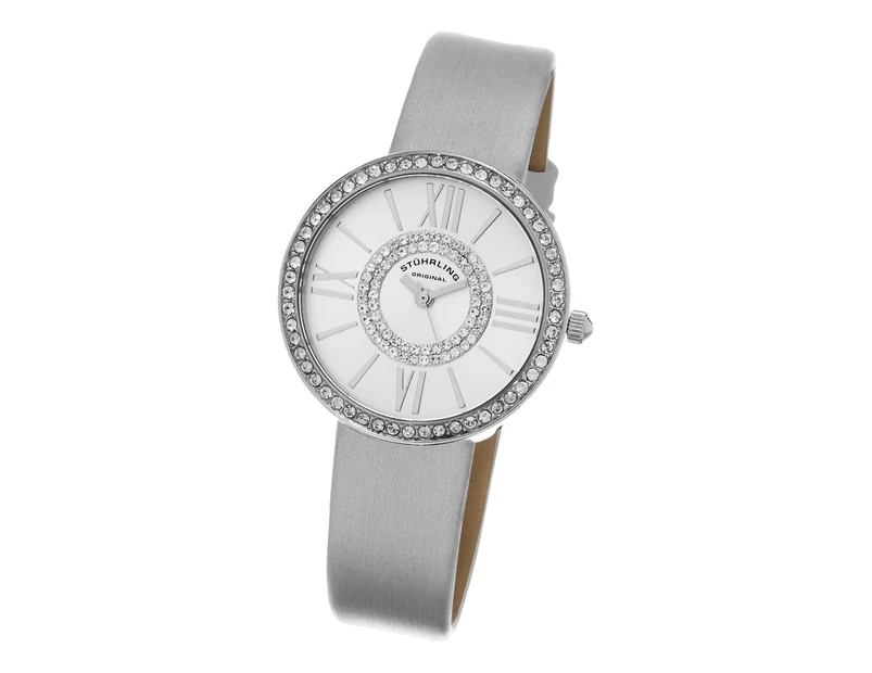 Stuhrling Original Women's 566.01 Vogue Analog Display Quartz Silver Watch