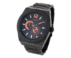 Stuhrling Original Men's 281B.335957 "Leisure Gen-X Esprit D'vie" Black Dial Stainless Steel Bracelet Watch