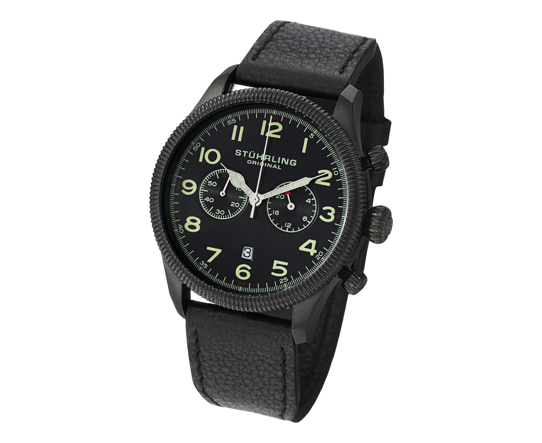 Stuhrling discount black watch