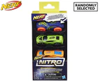 NERF Nitro Foam Car 3-Pack - Orange/Gray/Blue