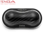 TENGA Flex Rocky Spiraling Masturbation Cup for Men, Reusable and Full Pleasure Suction Masturber, FLX-002 Black