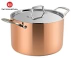 Carl Schmidt Sohn 24cm Lassani Tri-Ply Copper Casserole Pot w/ Lid 1