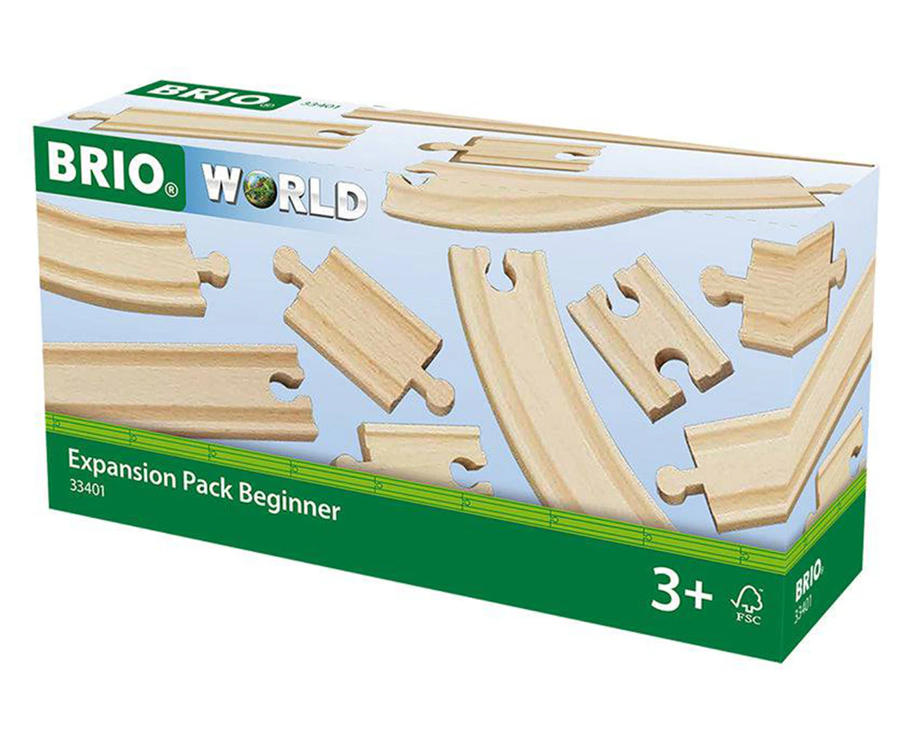 BRIO Wooden Tracks Beginner Expansion Pack