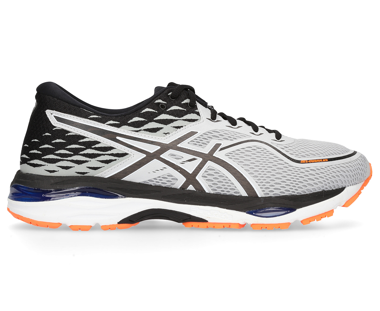 Asics Mens Gel Cumulus 19 Shoe Glacier Greywhitevictoria Blue Nz 