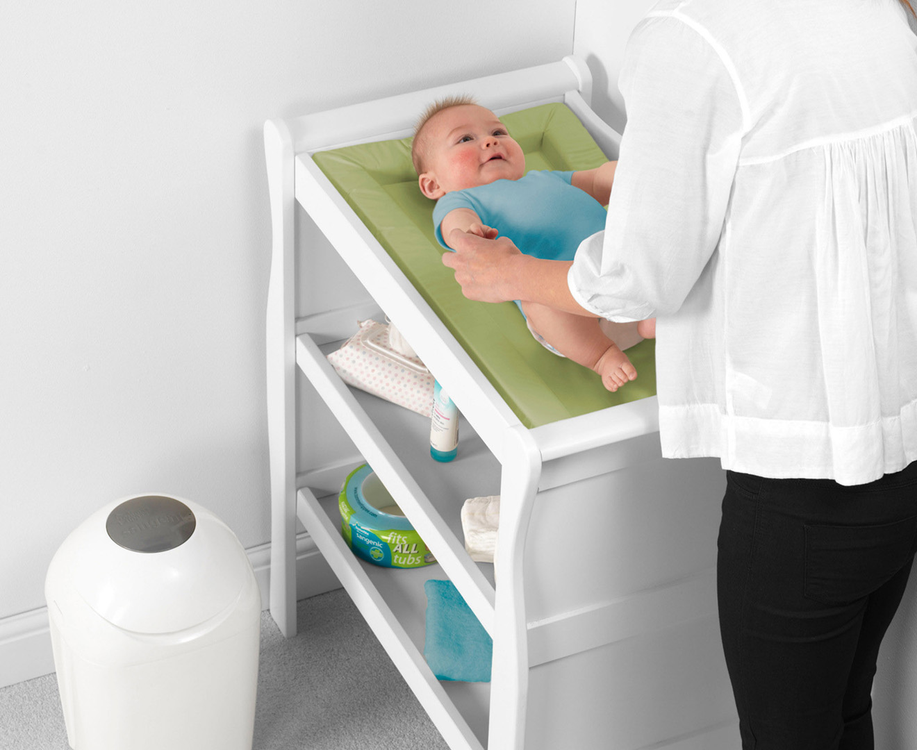 Tommee Tippee Sangenic Tub Nappy Disposal System (Bin + 4 Refills ...