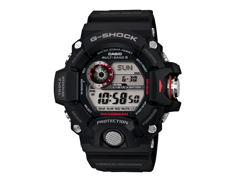 Casio G-Shock Men's 55mm Rangeman GW9400-1D Resin Watch - Black