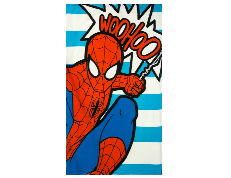 Marvel Ultimate Spider-Man 100x150cm Fleece Blanket - Multi