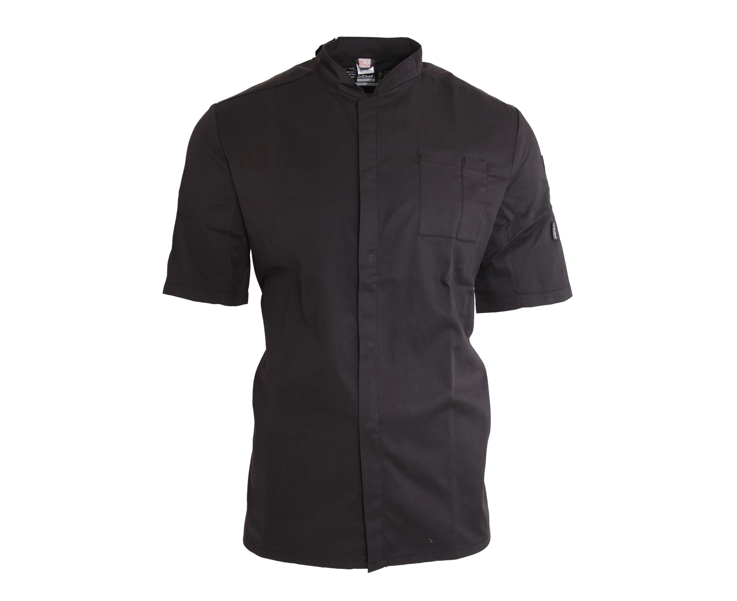 Le Chef Unisex ThermoCool Chefs Prep Jacket (Black/Black) - PC2704