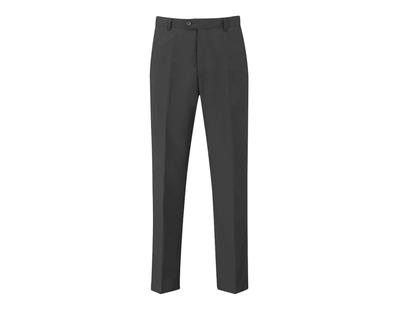 Skopes Mens Darwin Flat Fronted Formal Work/Suit Trousers (Charcoal) - PC2448