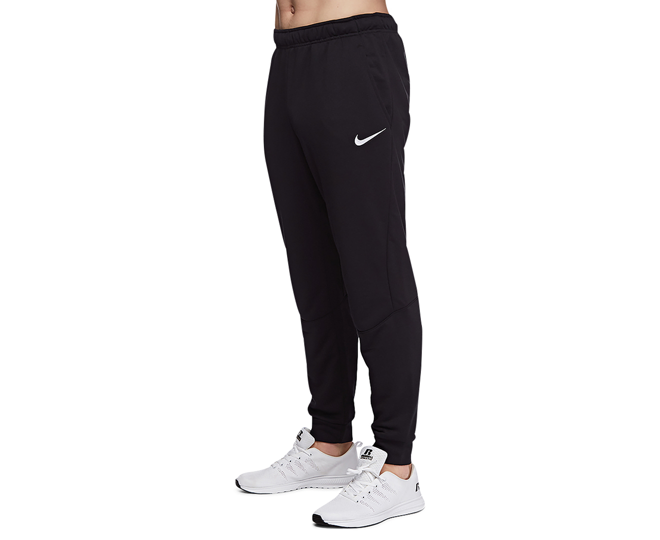 Nike Men's Dri-FIT Fleece Tapered Training Pant - Black | Www.catch.com.au