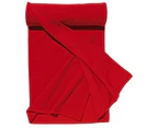 SOLS Plaid Pill Resistant Fleece Blanket (Red) - PC429