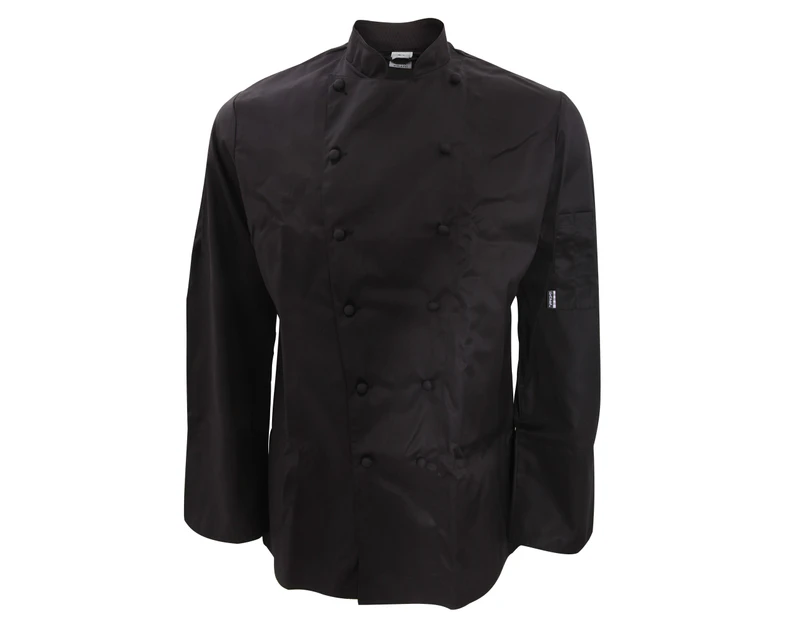 Le Chef Mens Classic Fit Long Sleeve Jacket (Black) - RW3922