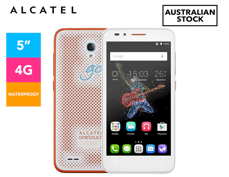 Alcatel Onetouch Go Play 8GB Unlocked Smartphone - Orange/White