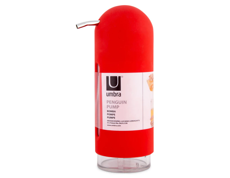 Umbra Penguin Pump Soap Dispenser - Red