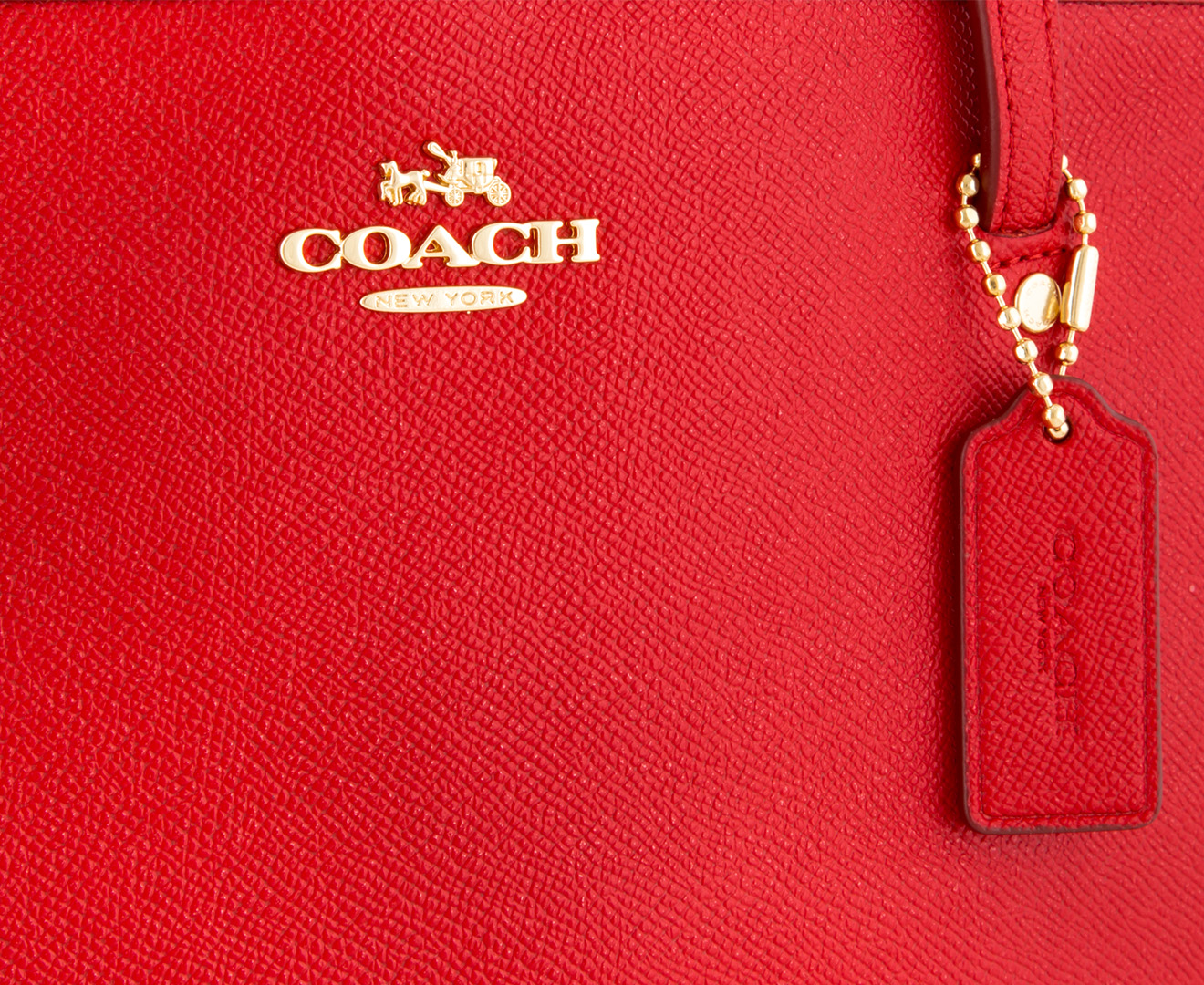 coach crossgrain large street tote