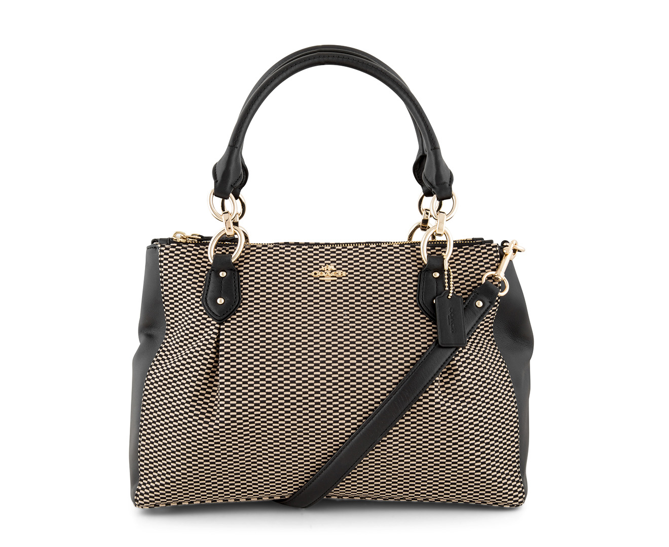 Coach Exploded Rep Colette Carryall - Milk/Black | Catch.co.nz