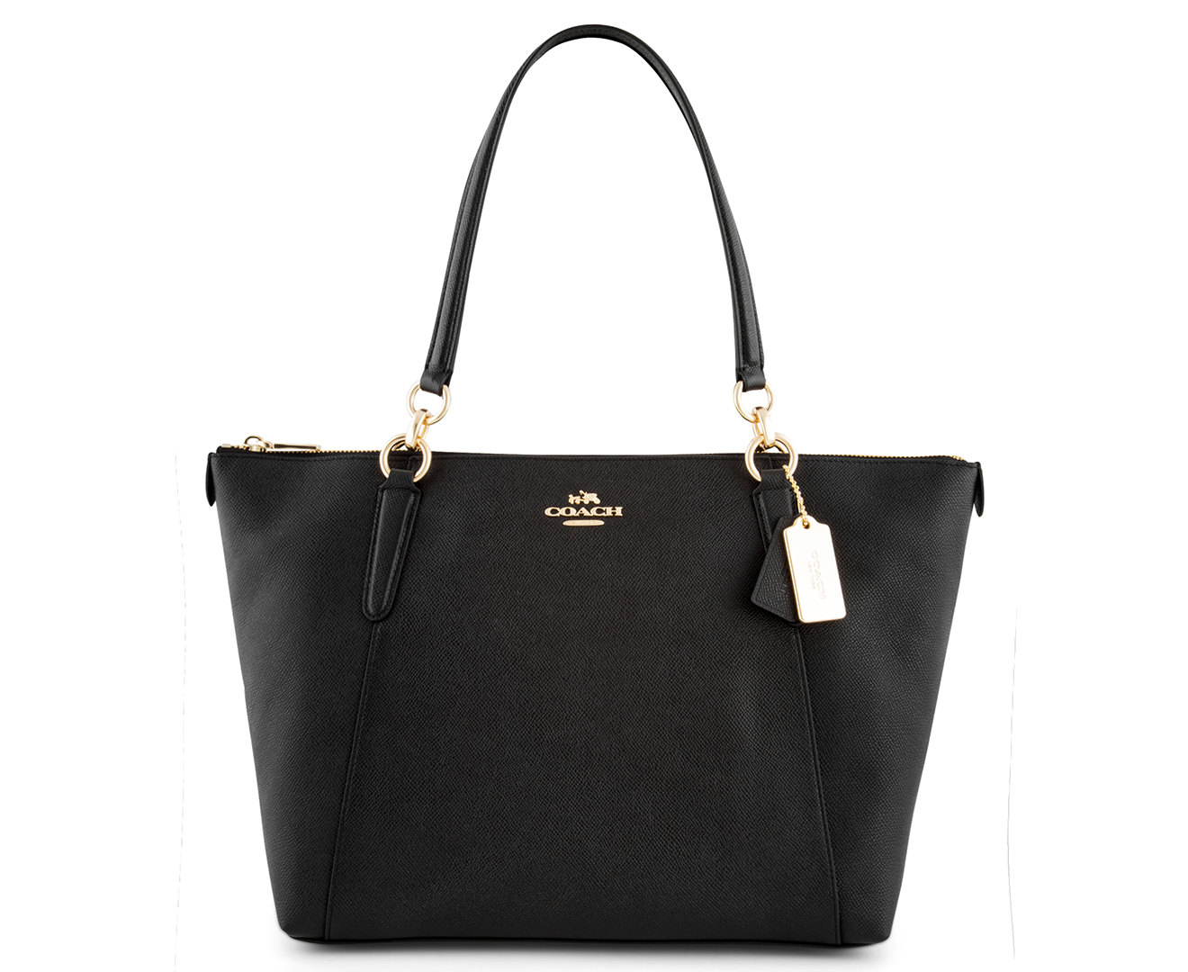 Coach Crossgrain Ava Tote - Black | Catch.co.nz