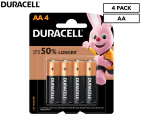 Duracell Coppertop AA Battery 4-Pack