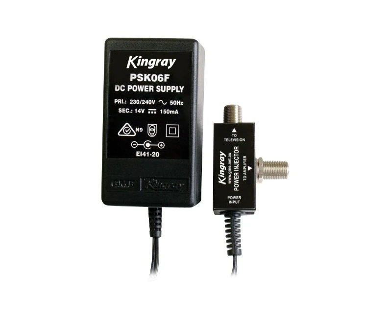 KINGRAY PSK06F  14V DC 150Ma Power Supply F' Type     14V DC 150MA POWER SUPPLY