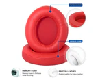 REYTID Replacement Red Ear Pads Compatible with Beats By Dr. Dre Studio 3 Wireless Headphones Cushion Kit - Red