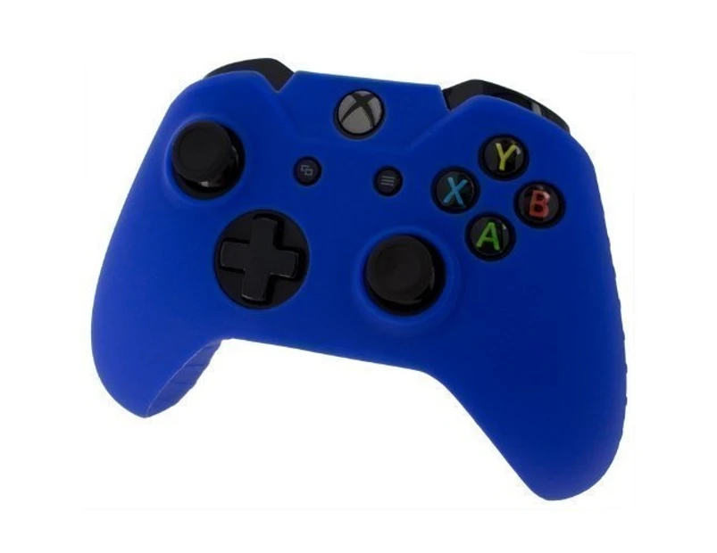 REYTID Controller Skin Silicone Protective Rubber Cover Gel Grip Case - Compatible with Microsoft Xbox One Gamepad - Blue