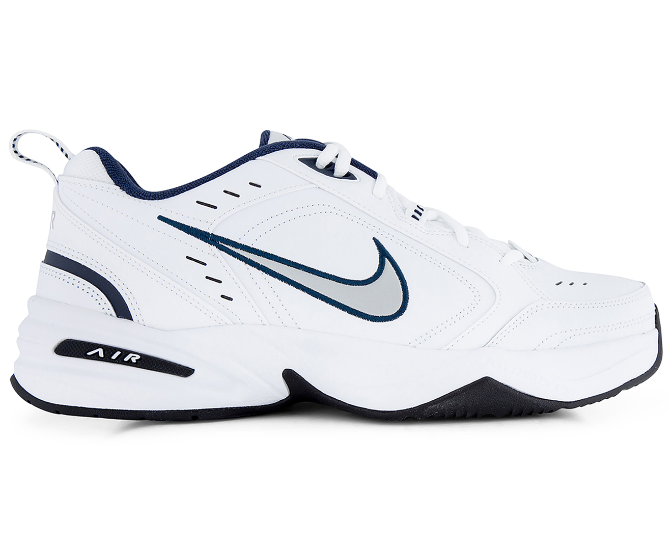 Nike Men's Air Monarch IV Sneaker Shoes - White/Metallic Silver | Catch ...