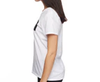 The North Face Women's Short Sleeve Half Dome Crew T-shirt - TNF White/TNF Black