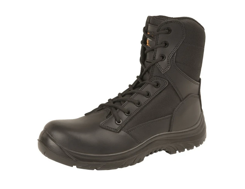 Grafters Infantry Mens Combat/Work Boot (Black) - DF1614