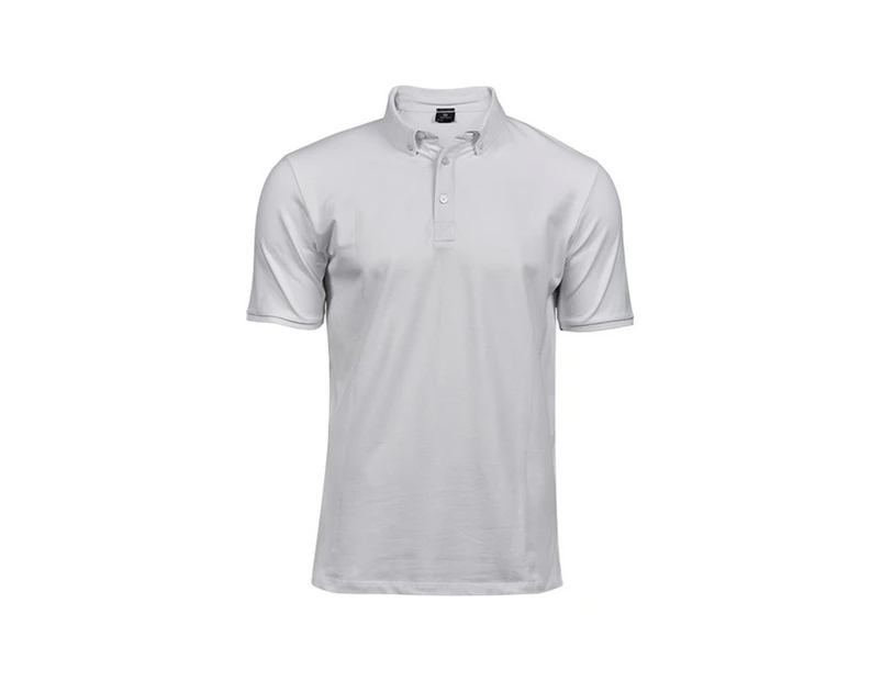 Tee Jays Mens Fashion Stretch Polo (White) - BC4044