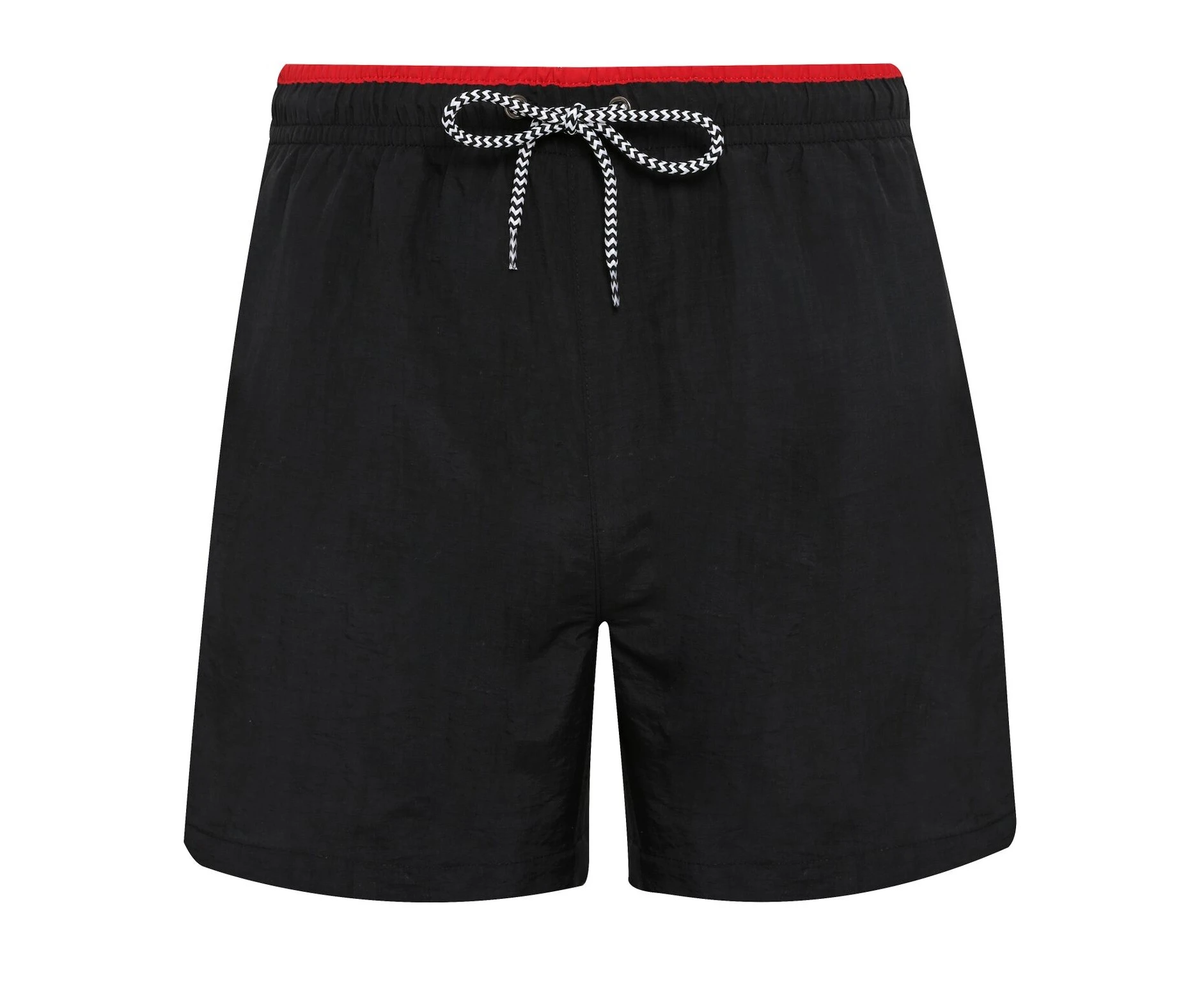 Asquith & Fox Mens Swim Shorts (Black/Red) - RW6242