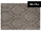 Sanderson 240x170cm Riverside Damask Hand Tufted Wool Rug - Mink