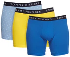 Tommy Hilfiger Men's Boxer Briefs 3-Pack - Blue/Lemon/Light Blue