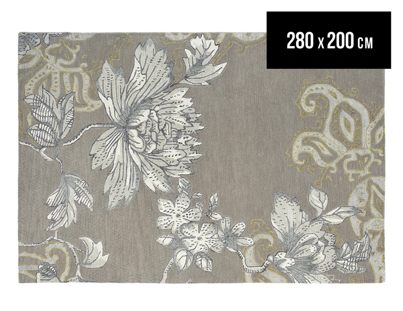 Wedgwood 280x200cm Fabled Hand Tufted Rug - Grey
