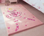 Harlequin Kids' 180x120cm Polly Pirouette Rug - Pink