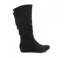 Betts Women's OXLEY Boots Black Imitation Suede