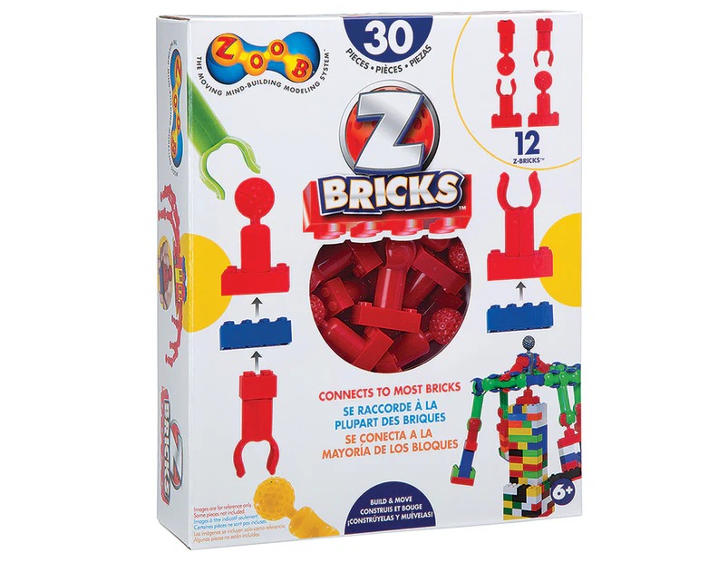 ZOOB Z-Bricks - Red