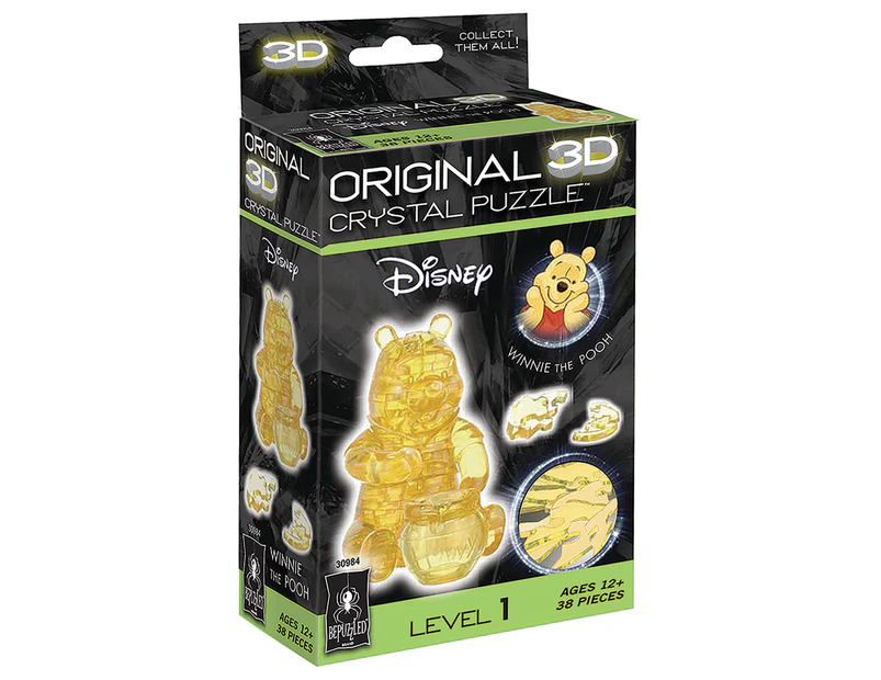 Disney Winnie The Pooh 3D Crystal Puzzle - Yellow