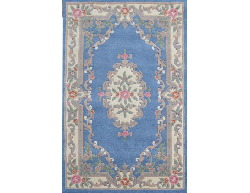 Abussan Wool Rug - Avalon - Blue - 150x240cm