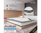 Kids Single Luxury Latex Pillow Top Pocket Spring Foam Mattress 23cm For Kids Car Bed