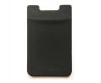 Black Mobile Smart Phone Lycra Multi Wallet ID Card Holder 3M Adhesive Back Pocket