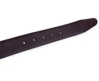 Winstonne Men's One Size Aaron Leather Belt - Brown/Black