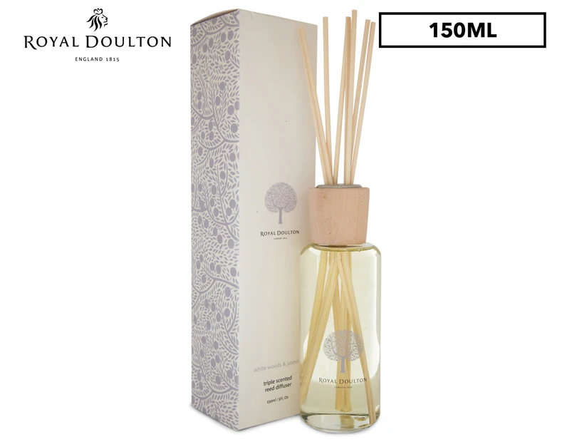 Royal Doulton Fable Mini Triple Scented Reed Diffuser 150mL - White Woods & Jasmine