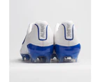 Concave Aura + Leather FG Football Boots - White/Blue
