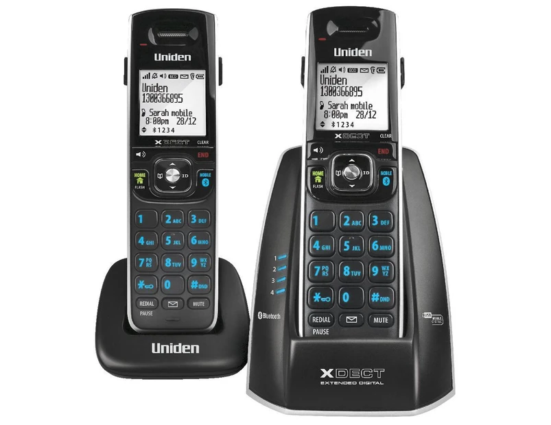 Uniden Xdect 8315+1 Cordless Phone System 1.8Ghz Digital 2 Hsets
