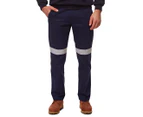 KingGee Men's Reflective Tape Drill Pant - Navy