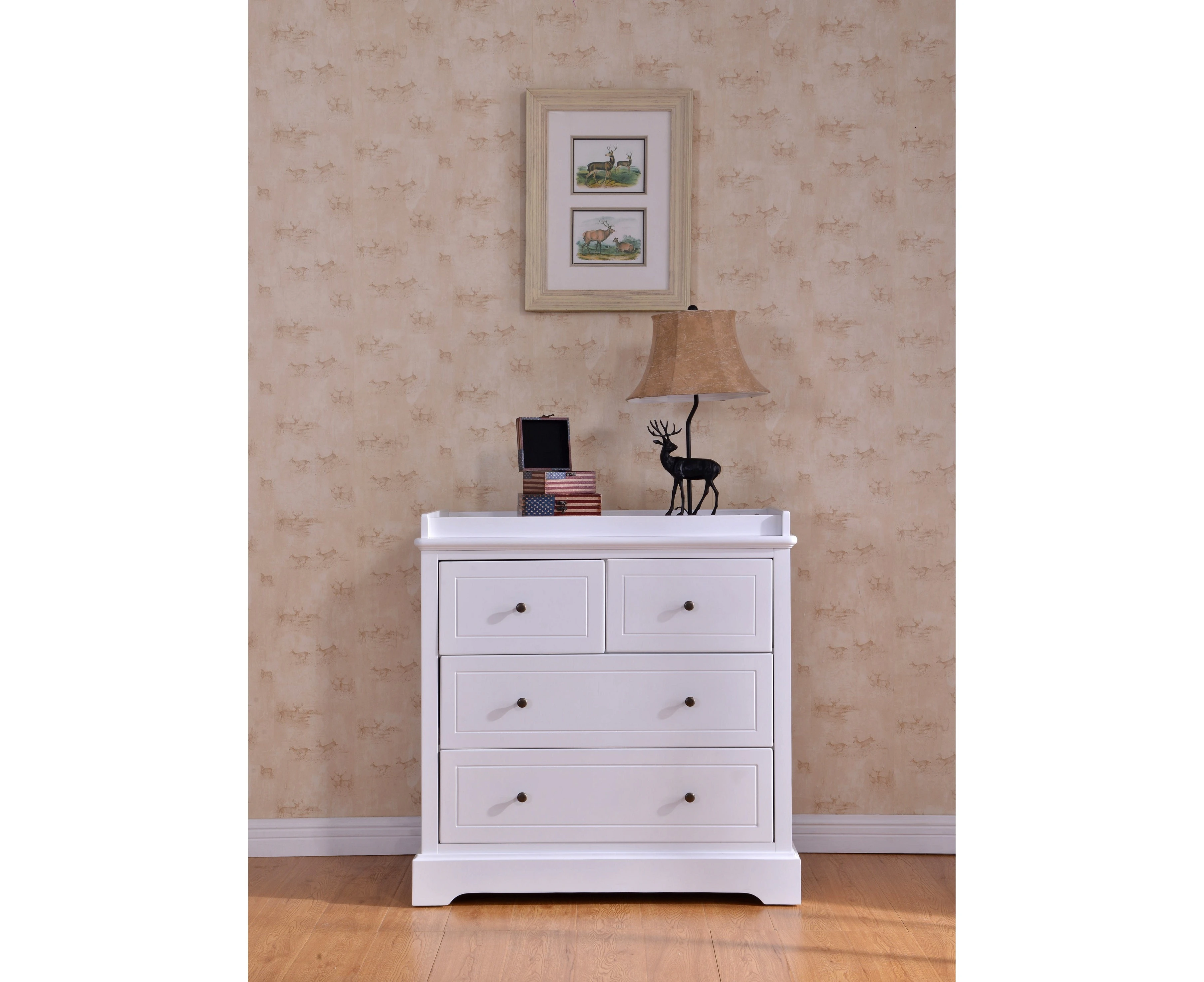 JOY BABY Comet 4 Drawer Chest Of Drawer - White