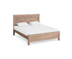 Nowra Bed Frame in Light Oak Colour Bedroom Furniture with Solid Wooden Base
