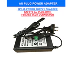 AU Plug DC 12V 5A 60W Power Supply Charger Adaptor Transformer LED Strip Adaptor