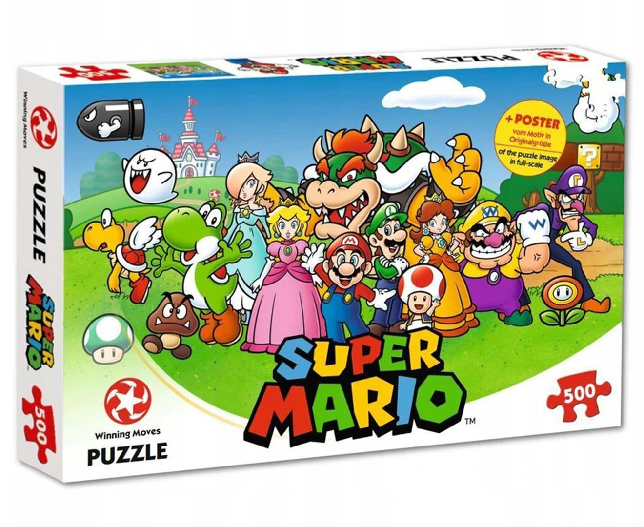 500pc Super Mario 48cm Jigsaw Puzzle Kids/Children 10y+ Educational Game/Toy